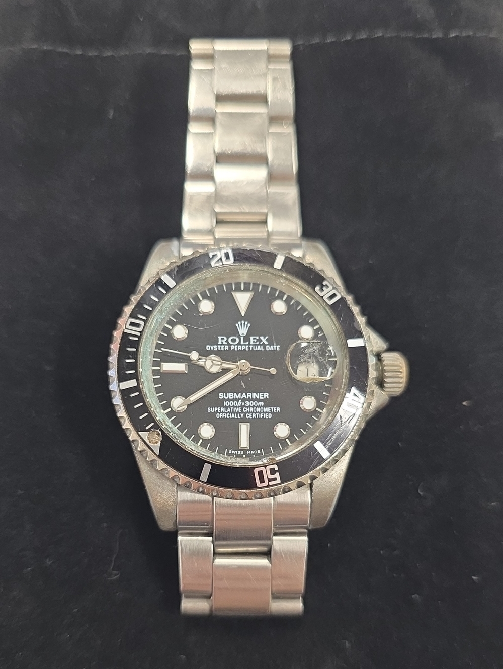 Rolex Submariner Stainless Steel with Black Dial and Bezel